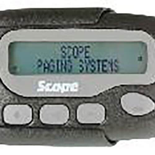 MED96 Holstered Alpha-numeric Pager